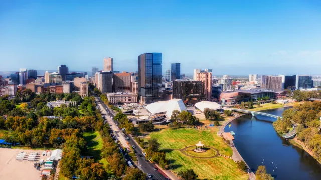 City skyline of Adelaide