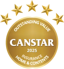 Canstar 2025 Outstanding Value Home & Contents Insurance Award