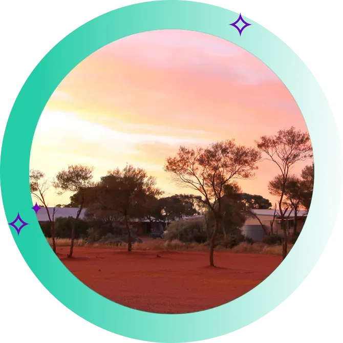The Australian outback
