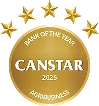 Canstar Bank of the Year Agribusiness Award Logo