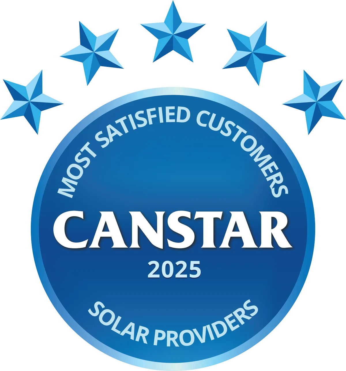 Canstar Blue 2025 - Most satisfied customers - Solar Providers