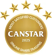 Canstar Online Share Trading Award 2025