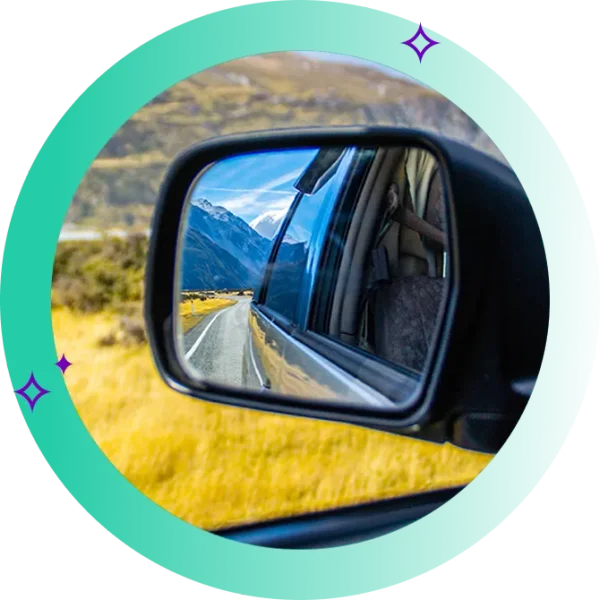 Exterior mirror of a car