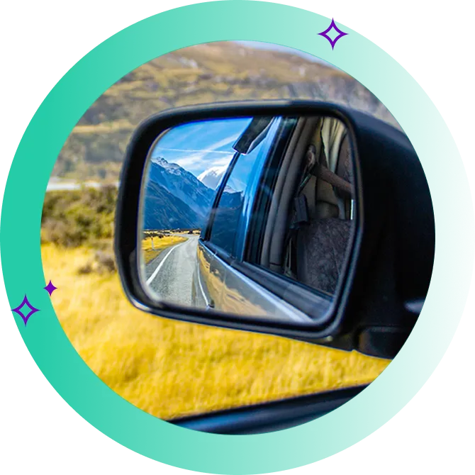 Exterior mirror of a car