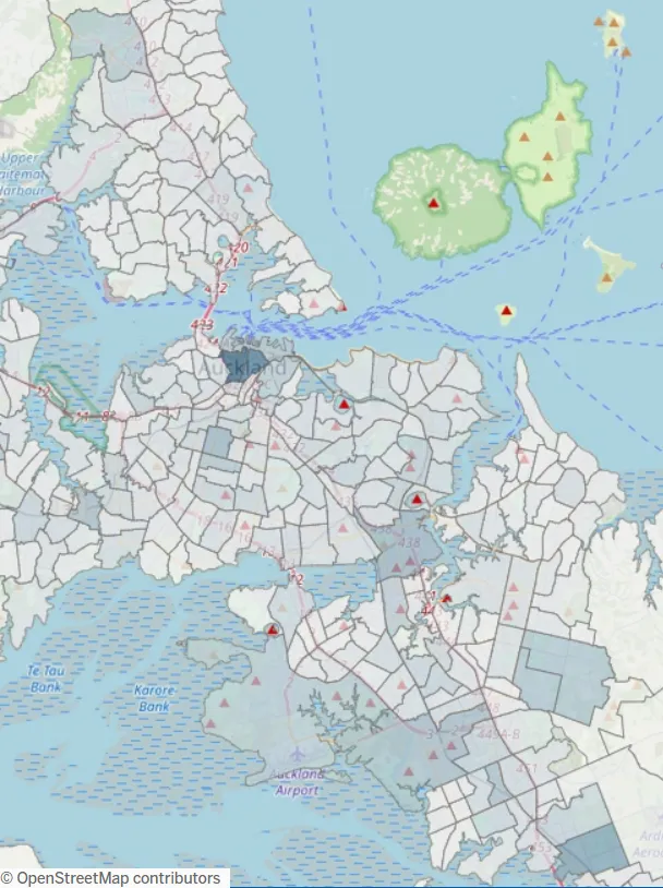 Auckland car crime map