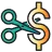 scissors cutting a dollar sign to represent cost savings