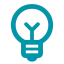 Cyan Lightbulb