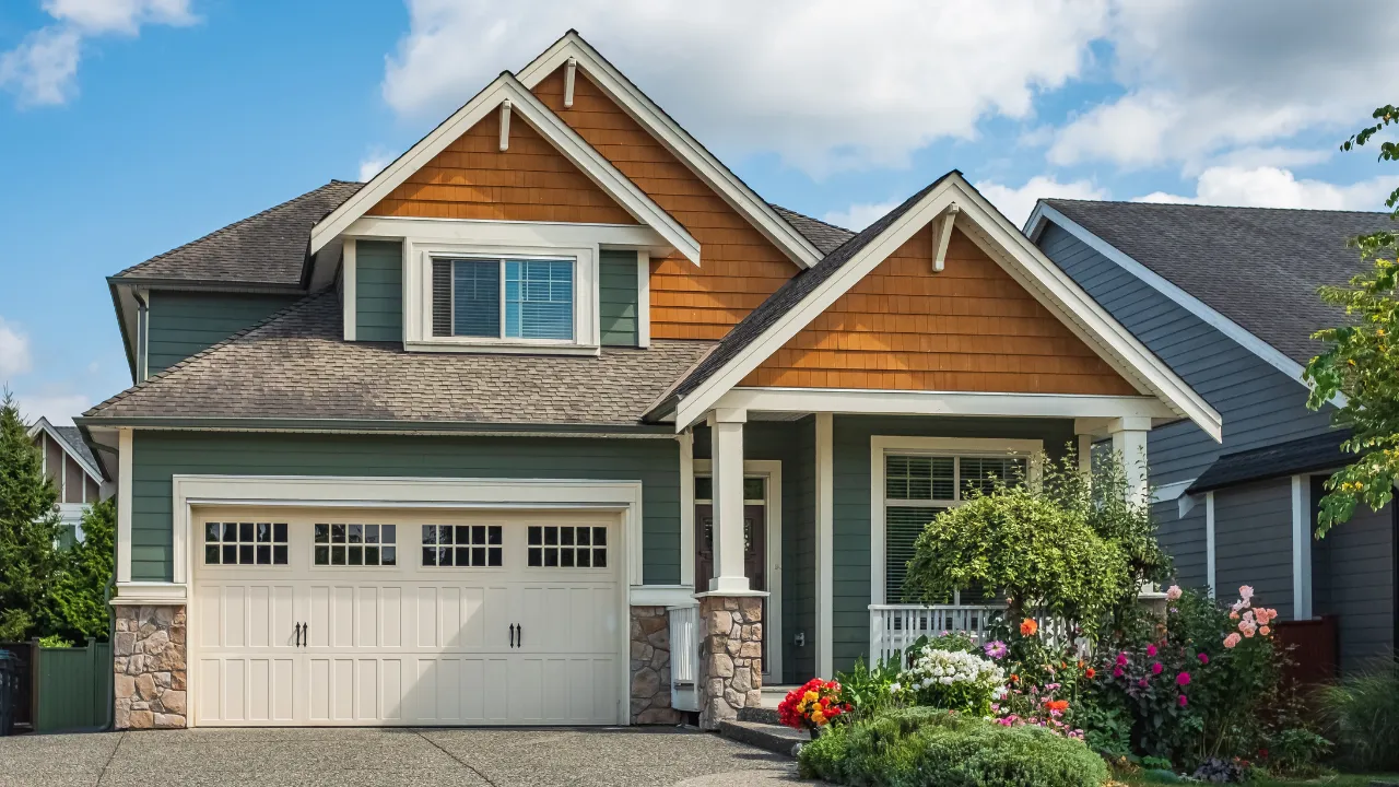 Front driveway of a home