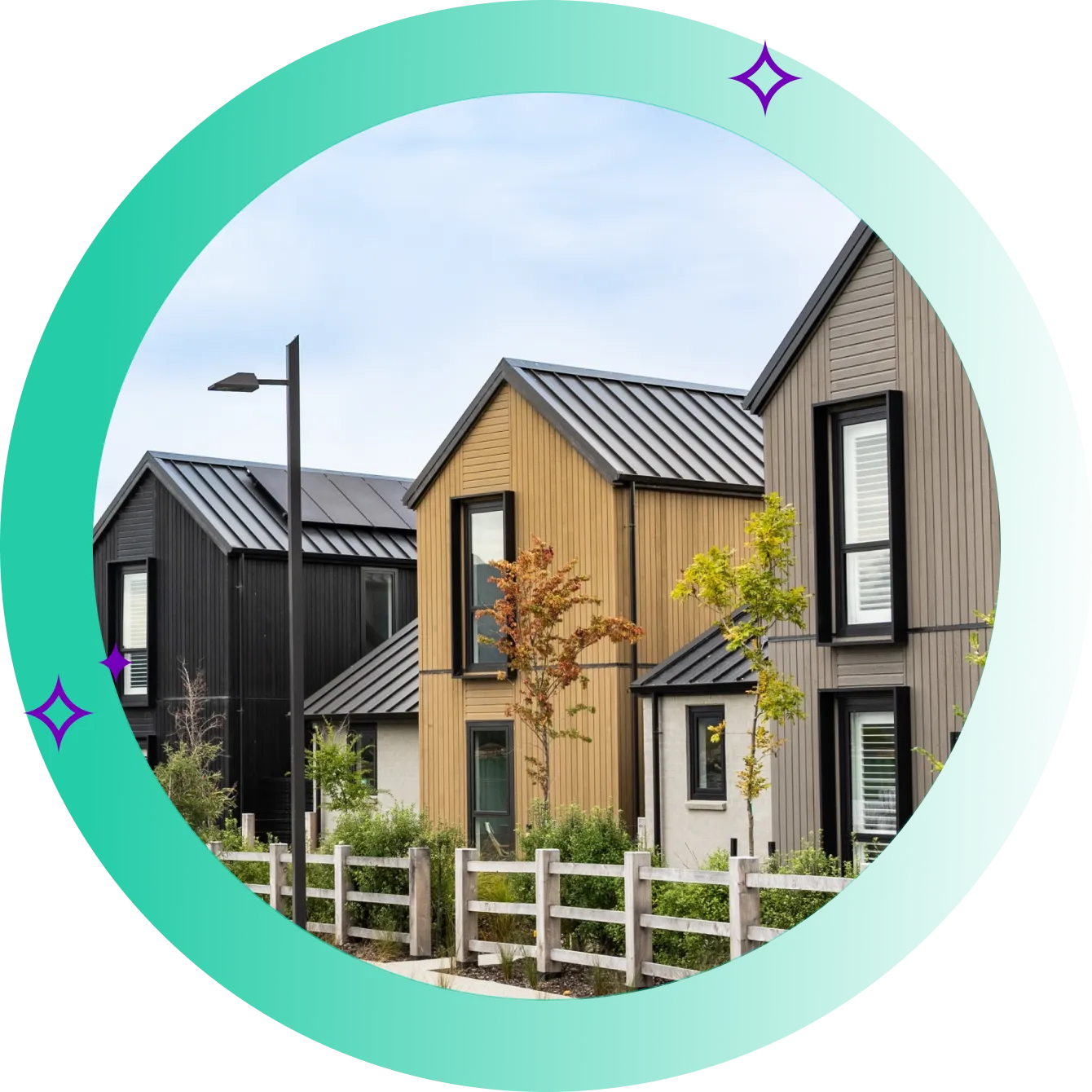 New-build semi-detached houses