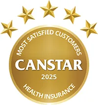 Canstar Health Insurance Award logo 2025