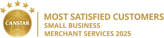 Most Satisfied Customers Merchant Services 2025 Logo