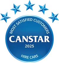 Most Satisfied Customers Hire Cars Award 2025