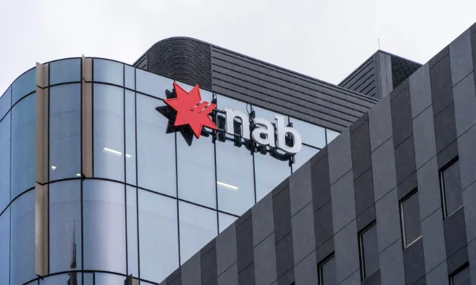 The outside of an NAB building. 