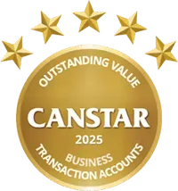 Canstar Outstanding Value Business Transaction Accounts Award