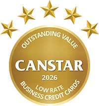 Outstanding Value Low Rate Business Credit Card Award