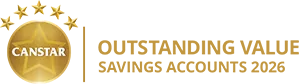 Outstanding Value Savings Accounts Award 2025 logo horizontal