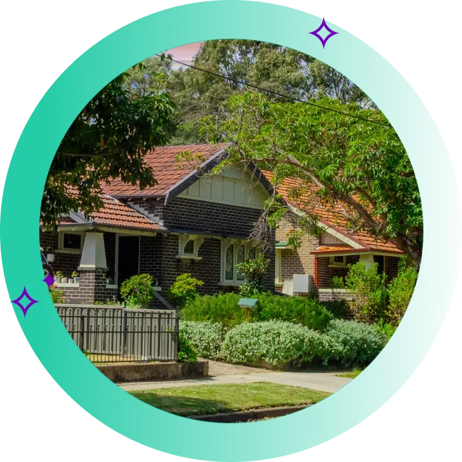 A house in an Australian suburb