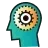 Head with layers within the brain to represent thinking