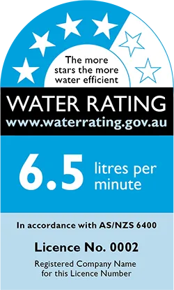 Water Star Rating Label
