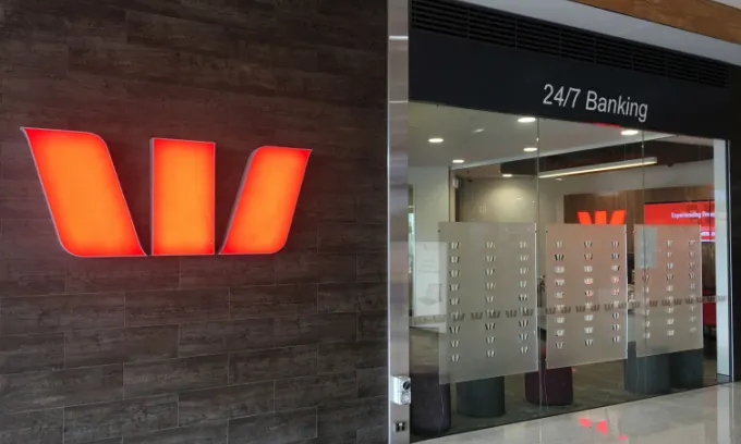 A Westpac bank branch. 