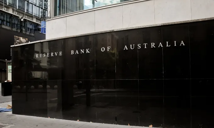 Outside the Reserve Bank of Australia headquarters in Sydney