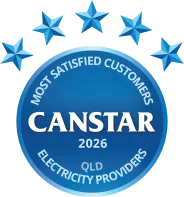 Most Satisfied Customer Award for QLD Electricity Providers small logo