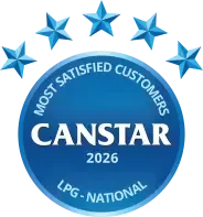 Most Satisfied Customers award for LPG Providers small logo