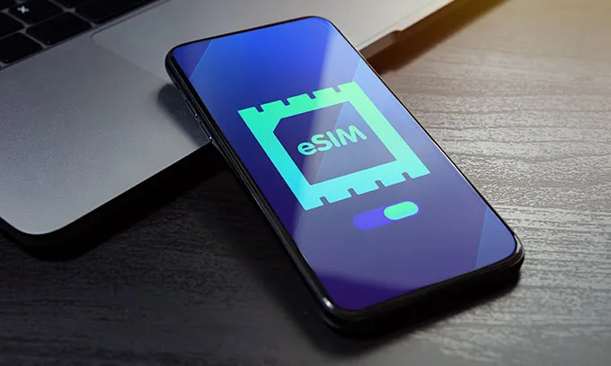 eSIM on phone