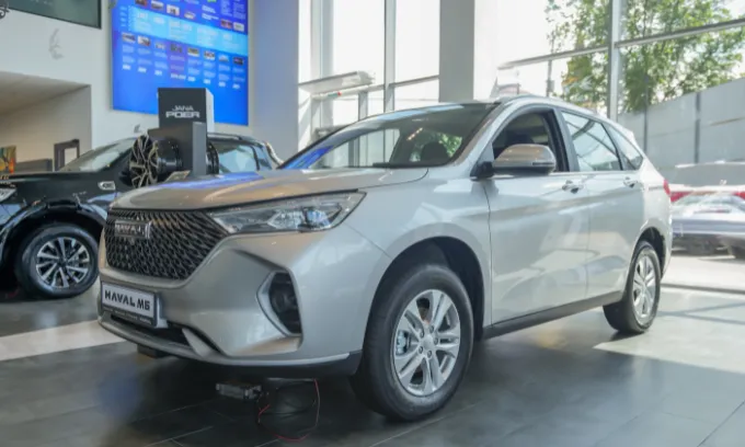 GWM Haval M6 in a showroom