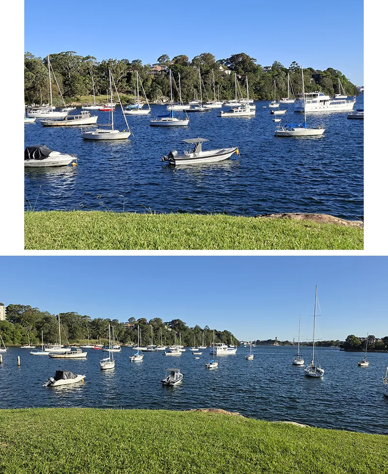 Left: Samsung Galaxy A57 5G. Right: Samsung Galaxy S26 Ultra